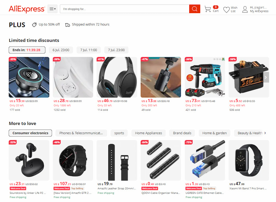 AliExpress Plus