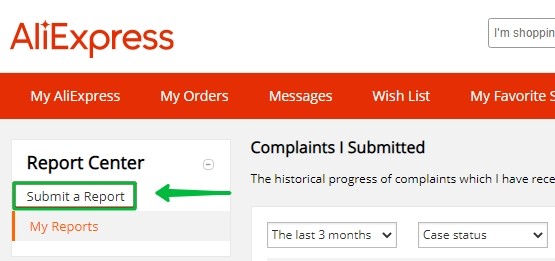 Как оставить жалобу на алиэкспресс через мобильное приложение