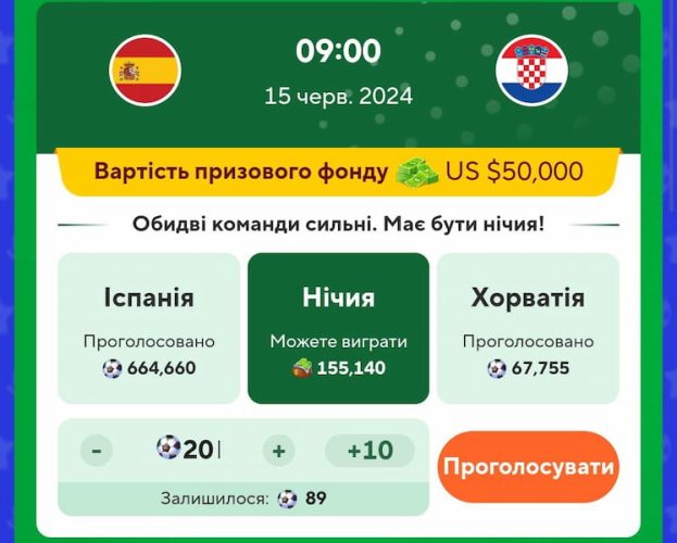 Як віддати голоси за команду Євроманія Аліекспрес